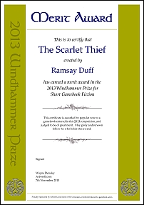 The Scarlet Thief by Ramsay Duff